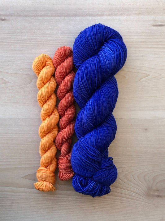 Midnight and Marigold Sock Set