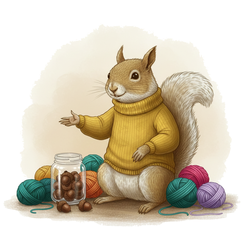Phil the squirrel welcomes you